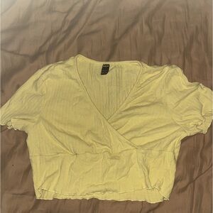 Pastel Yellow SHEIN top